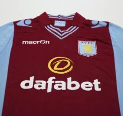 2013/14 GREALISH #40 Aston Villa Vintage Macron Home Football Shirt (M)(2013 14 Grealish 40 Aston Villa Vintage Macron Home Football Shirt M) 3 2013/14 GREALISH #40 Aston Villa Vintage Macron Home Football Shirt (M)(2013 14 Grealish 40 Aston Villa Vintage Macron Home Football Shirt M) -Football Shirt Collective 2013 14 grealish 40 aston villa vintage macron home football shirt m 1151843963