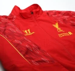 2013/14 Liverpool Vintage Warrior Football Presentation Jacket Track Top (M)(2013 14 Liverpool Vintage Warrior Football Presentation Jacket Track Top M 1) -Football Shirt Collective 2013 14 liverpool vintage warrior football presentation jacket track top m 72145783488886