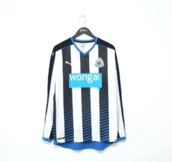 2015/16 NEWCASTLE UNITED Vintage PUMA Long Sleeve Home Football Shirt (L)(2015 16 Newcastle United Vintage Puma Long Sleeve Home Football Shirt L)