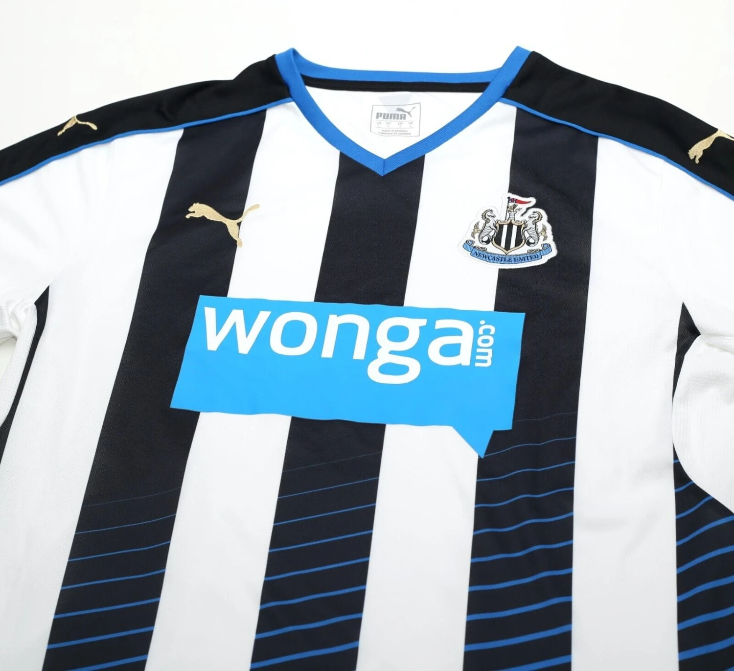 2015/16 NEWCASTLE UNITED Vintage PUMA Long Sleeve Home Football Shirt (L)(2015 16 newcastle united vintage puma long sleeve home football shirt l) 2015/16 NEWCASTLE UNITED Vintage PUMA Long Sleeve Home Football Shirt (L)(2015 16 Newcastle United Vintage Puma Long Sleeve Home Football Shirt L) -Football Shirt Collective 2015 16 newcastle united vintage puma long sleeve home football shirt l 40050635309303