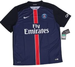 2015-16 PSG Home Football Shirt XL BNWT(2016 17 Psg Home Football Shirt Xl)
