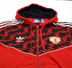 2015 MANCHESTER UNITED Retro Adidas Originals Hoodie (M)(2015 Manchester United Retro Adidas Originals Hoodie M) -Football Shirt Collective 2015 manchester united retro adidas originals hoodie m 1182454894