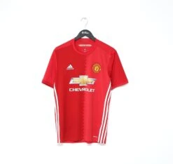 2016/17 MANCHESTER UNITED Vintage Adidas Home Football Shirt (M)(2016 17 Manchester United Vintage Adidas Home Football Shirt M)