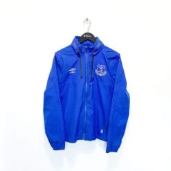2018/19 EVERTON Vintage Umbro Football Training Track Top Rain Jacket (S)(2018 19 Everton Vintage Umbro Football Training Track Top Rain Jacket S)