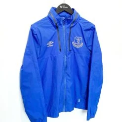 2018/19 EVERTON Vintage Umbro Football Training Track Top Rain Jacket (S)(2018 19 Everton Vintage Umbro Football Training Track Top Rain Jacket S) -Football Shirt Collective 2018 19 everton vintage umbro football training track top rain jacket s 39813036572919