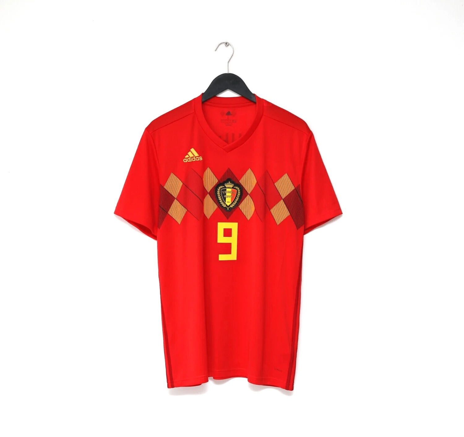 2018/19 Lukaku #9 Belgium Official adidas Home Football Shirt (L) World Cup 2018(2018 19 lukaku 9 belgium official adidas home football shirt l world cup 2018) 2018/19 Lukaku #9 Belgium Official Adidas Home Football Shirt (L) World Cup 2018(2018 19 Lukaku 9 Belgium Official Adidas Home Football Shirt L World Cup 2018) -Football Shirt Collective 2018 19 lukaku 9 belgium official adidas home football shirt l world cup 2018 73224337129846