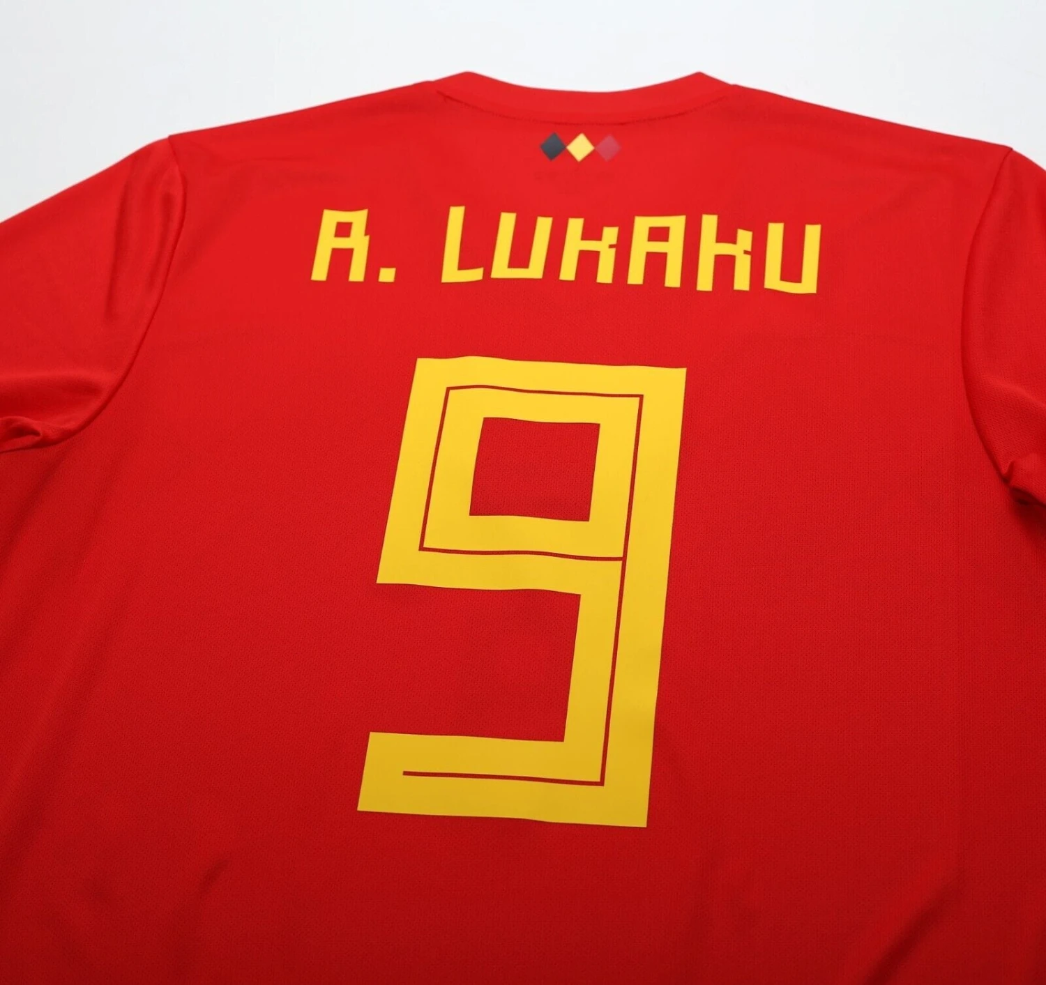 2018/19 Lukaku #9 Belgium Official adidas Home Football Shirt (L) World Cup 2018(2018 19 lukaku 9 belgium official adidas home football shirt l world cup 2018) 2018/19 Lukaku #9 Belgium Official Adidas Home Football Shirt (L) World Cup 2018(2018 19 Lukaku 9 Belgium Official Adidas Home Football Shirt L World Cup 2018) -Football Shirt Collective 2018 19 lukaku 9 belgium official adidas home football shirt l world cup 2018 73224337326454