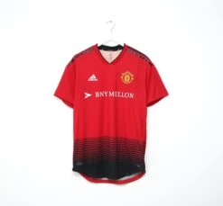2018/19 MANCHESTER UNITED Adidas Player Issue Spec Home Football Shirt (8) BNY Mellon(2018 19 Manchester United Adidas Player Issue Spec Home Football Shirt 8 Bny Mellon)