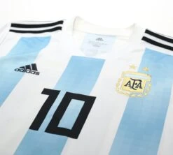 2018/19 MESSI #10 Argentina Vintage Adidas Home Football Shirt (L) WC 2018(2018 19 Messi 10 Argentina Vintage Adidas Home Football Shirt L Wc 2018) 4 2018/19 MESSI #10 Argentina Vintage Adidas Home Football Shirt (L) WC 2018(2018 19 Messi 10 Argentina Vintage Adidas Home Football Shirt L Wc 2018) -Football Shirt Collective 2018 19 messi 10 argentina vintage adidas home football shirt l wc 2018 41842017075447