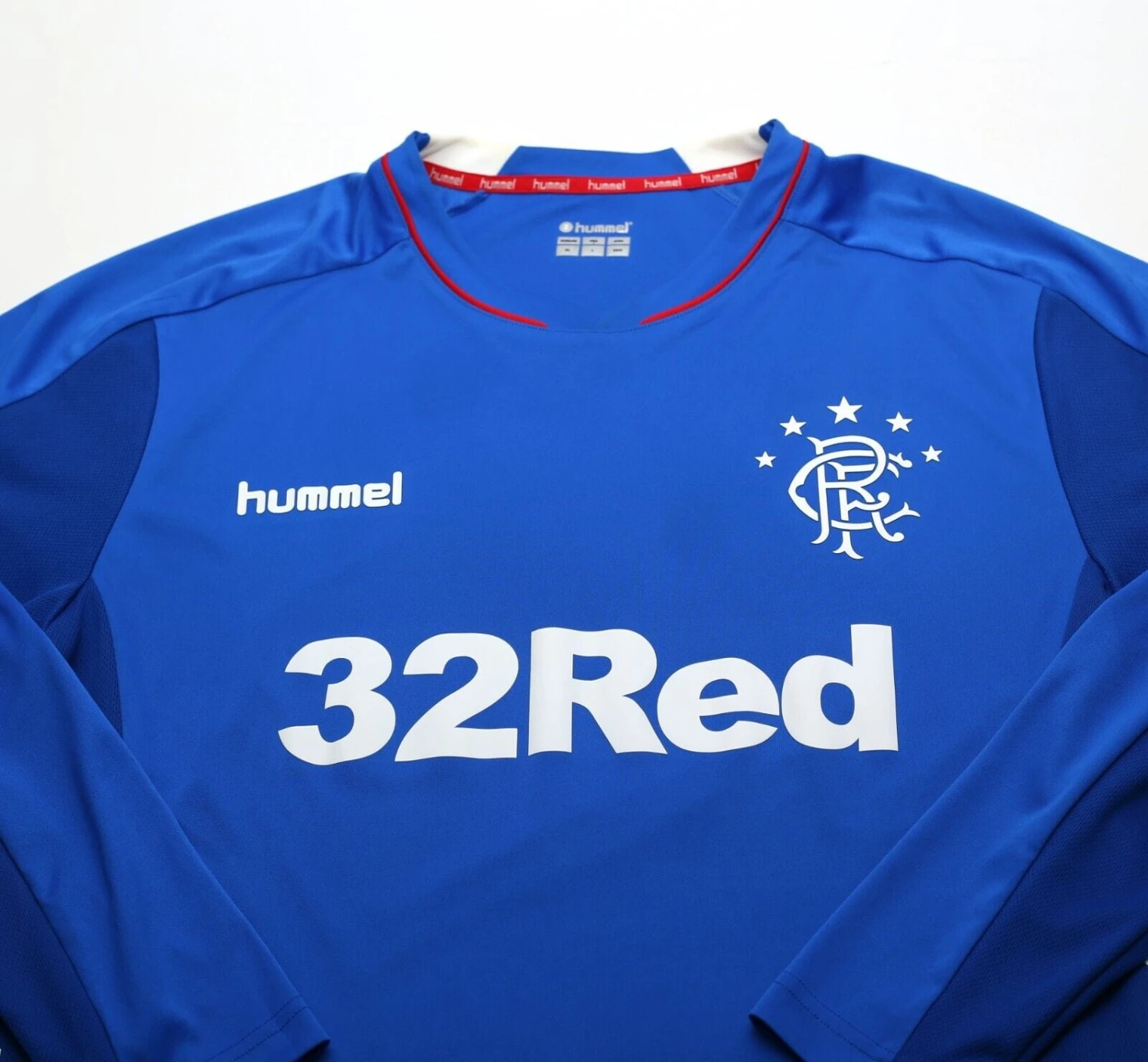 2018/19 RANGERS Hummel Long Sleeve Home Football Shirt Jersey (L/XL)(2018 19 rangers hummel long sleeve home football shirt jersey l xl) 2018/19 RANGERS Hummel Long Sleeve Home Football Shirt Jersey (L/XL)(2018 19 Rangers Hummel Long Sleeve Home Football Shirt Jersey L Xl) -Football Shirt Collective 2018 19 rangers hummel long sleeve home football shirt jersey l xl 42124936511735