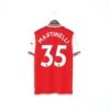 2019/20 MARTINELLI #35 Arsenal Vintage Adidas Home Football Shirt (M)(2019 20 Martinelli 35 Arsenal Vintage Adidas Home Football Shirt M)