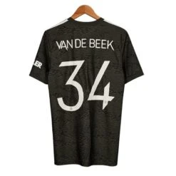 2020-21 Manchester United Away Adidas Shirt M Van De Beek 23 (Very)(2020 21 Manchester United Away Adidas Shirt M Van De Beek 23 Very)