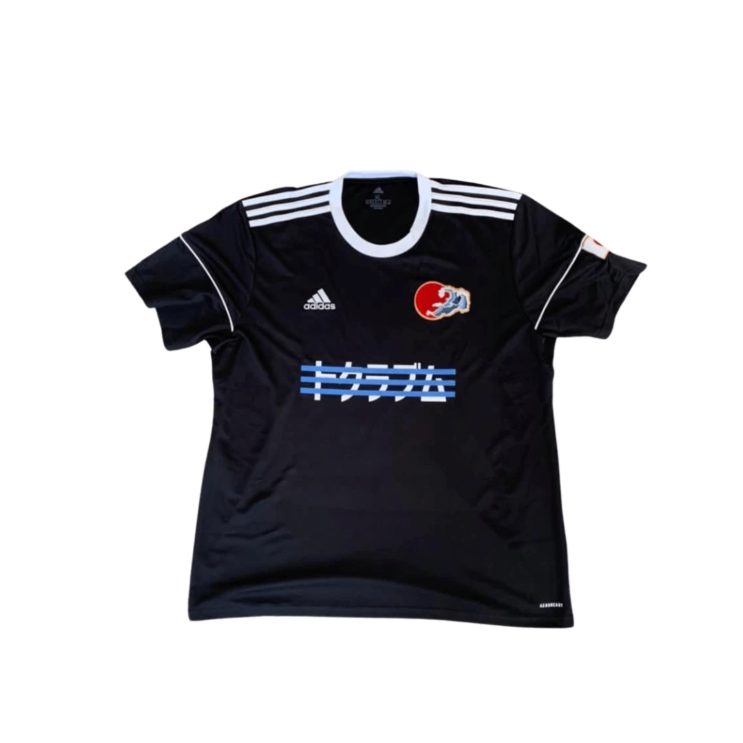 3 stripe kanji sun jersey black concept football shirt(3 stripe kanji jersey black) 3 Stripe Kanji Sun Jersey Black Concept Football Shirt(3 Stripe Kanji Jersey Black) -Football Shirt Collective 3 stripe kanji sun jersey black concept football shirt 18847942541479