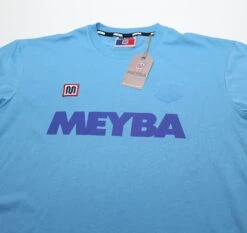 Meyba Blaugrana Away Training Tee | All Sizes | Light Blue(Meyba Tee Shirt 2) -Football Shirt Collective meyba tee shirt 2 42562408055031