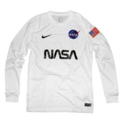 Nasa Astronaut Jersey Long Sleeve (White)(Nasa Astronaut Jersey Long Sleeve White)