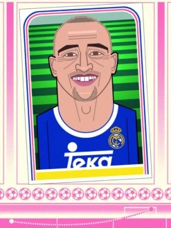 Roberto Carlos, Real Madrid A3 Print(Roberto Carlos Real Madrid A3 Print)
