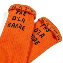 "T'AS D'LA BARRE" City Boys FC Socks Orange(Tas Dla Barre City Boys Fc Socks Orange) -Football Shirt Collective t as d la barre city boys fc socks orange 19112252997799
