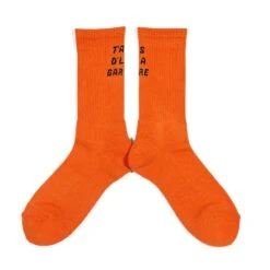 "T'AS D'LA BARRE" City Boys FC Socks Orange(Tas Dla Barre City Boys Fc Socks Orange)