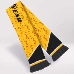 Wolves Football Scarf(Wolves Retro Football Scarf Home 1996 1998)